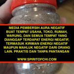 media pembersih energi negatif