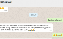 Dinaungi oleh Energi Keemasan …